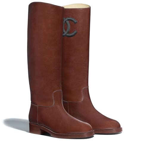 chanel brown boots|real chanel boots.